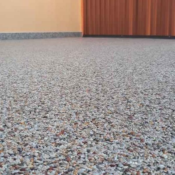 Steinteppich im Innenbereich